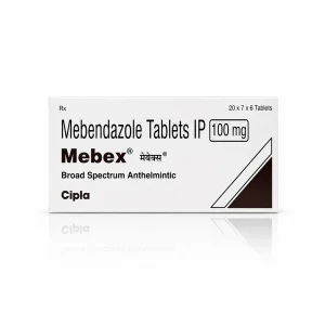 Mebex Mebendazol 100 mg IP - 42 tabletki
