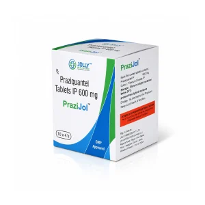PraziJol Prazykwantel 600 mg IP - 40 tabletek